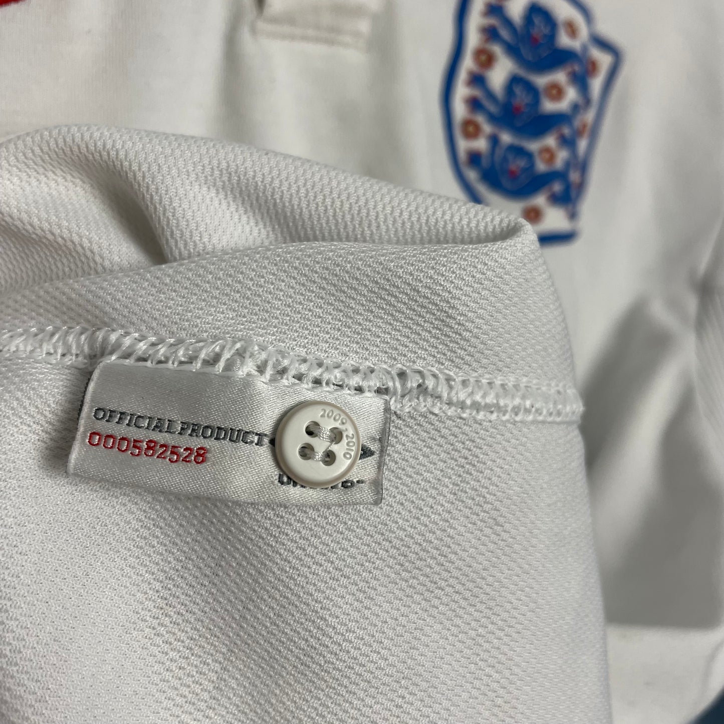 England 2010 Home L/S Shirt - Medium