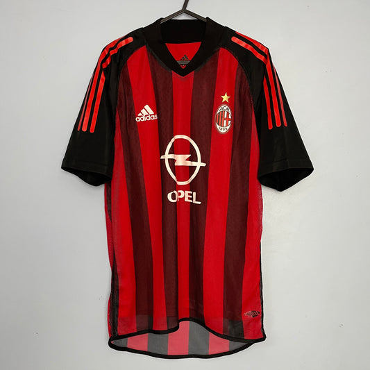 AC Milan 2003-2004 Home Short Sleeve Football Shirt [As worn by Kaká, Nesta  & Shevchenko]